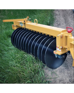 John Deere Tractor With 22" Diamond Shoulder Reclaimer